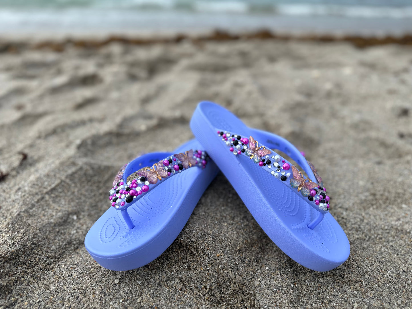 Custom Bedazzled Garden Clogs | Personalized Rhinestone Crocs-Style Shoes | Glitter Bling Clogs for Women