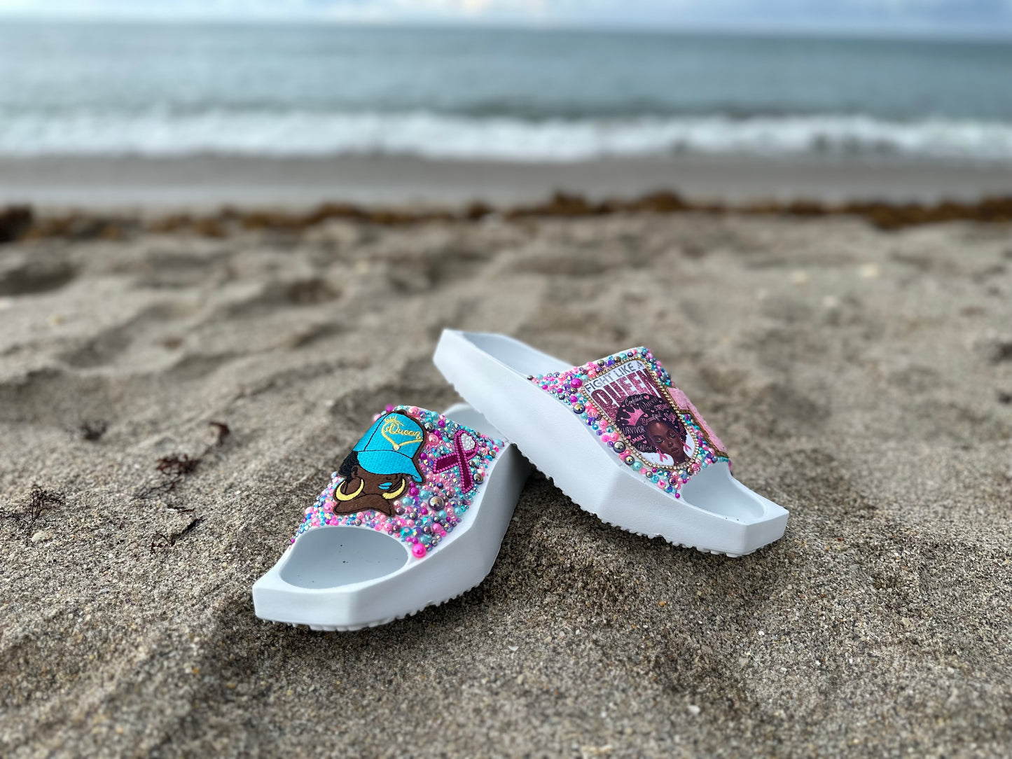 Custom Bedazzled Garden Clogs | Personalized Rhinestone Crocs-Style Shoes | Glitter Bling Clogs for Women