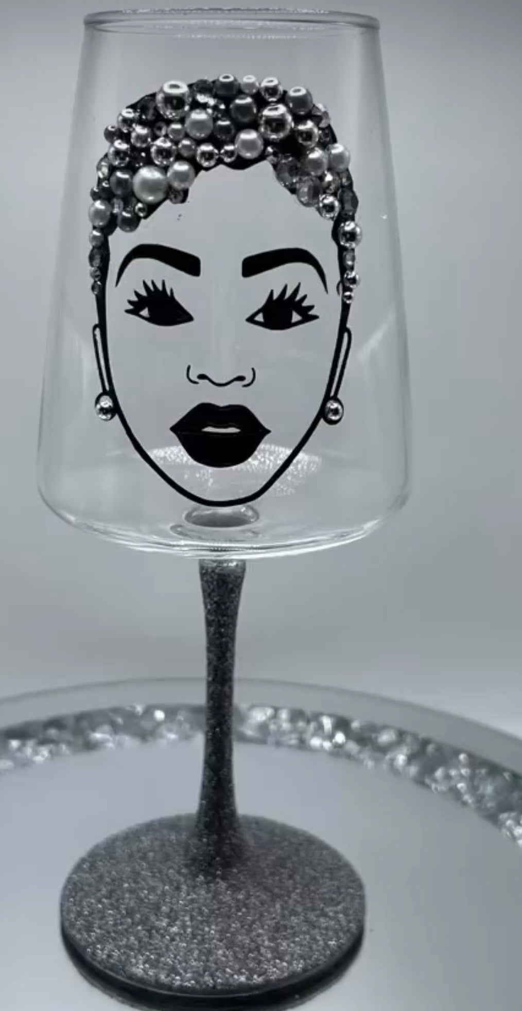 Bedazzled Wine Glasses