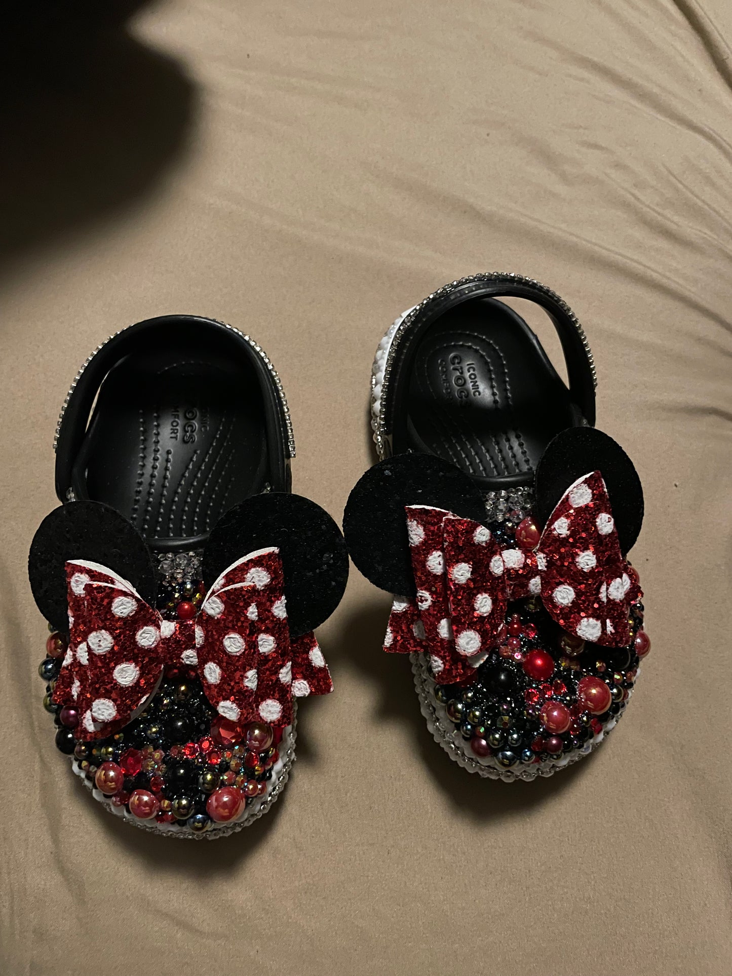 Custom Bedazzled Garden Clogs | Personalized Rhinestone Crocs-Style Shoes | Glitter Bling Clogs for Women