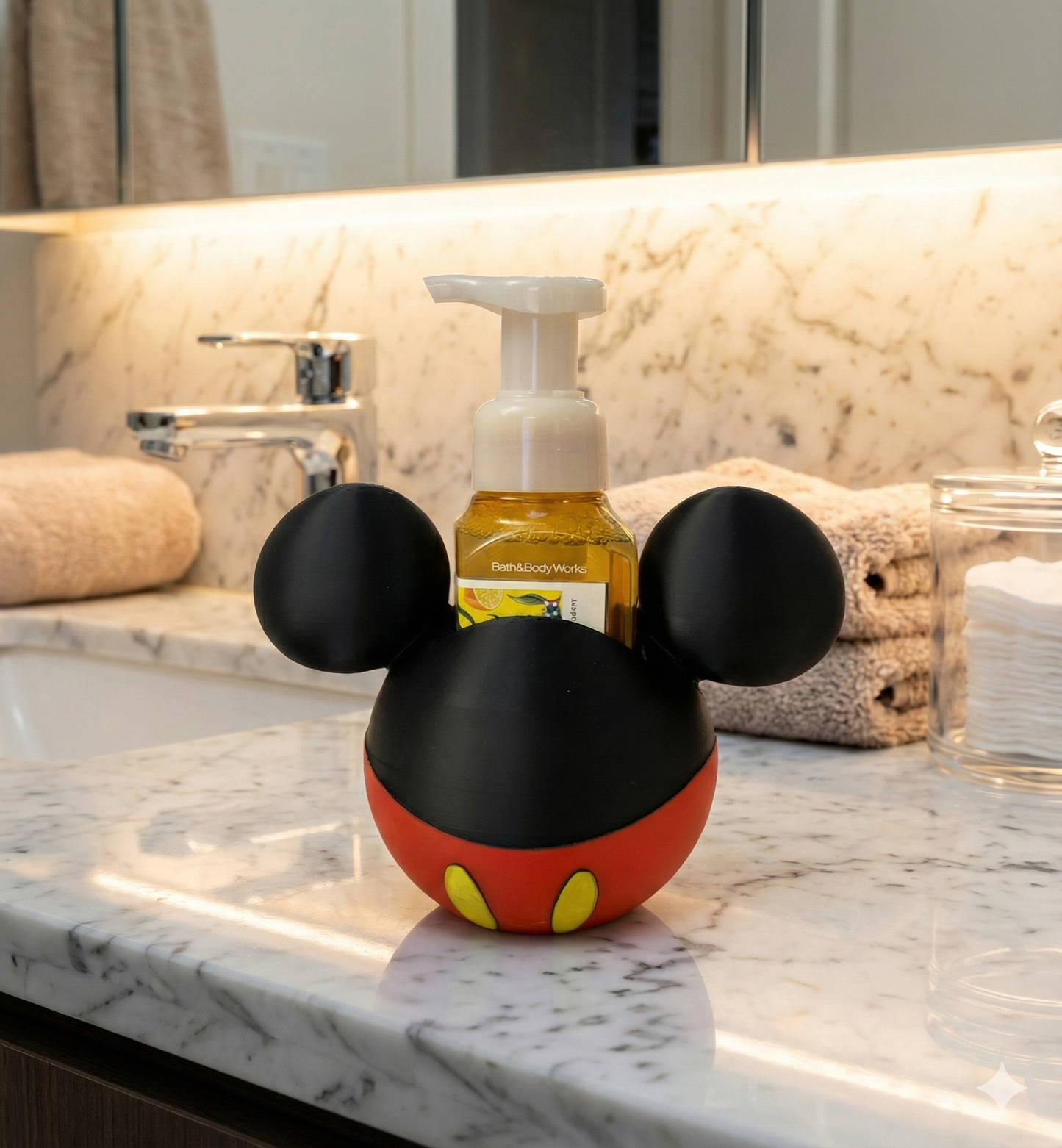 Mouse Ears Inspired Foam Soap Holder - Boy Mouse