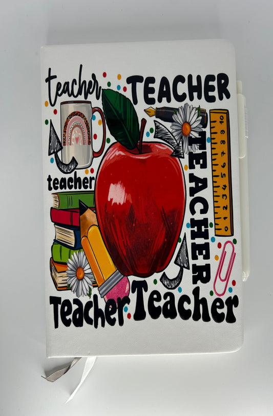 Teacher Red Apple Journal