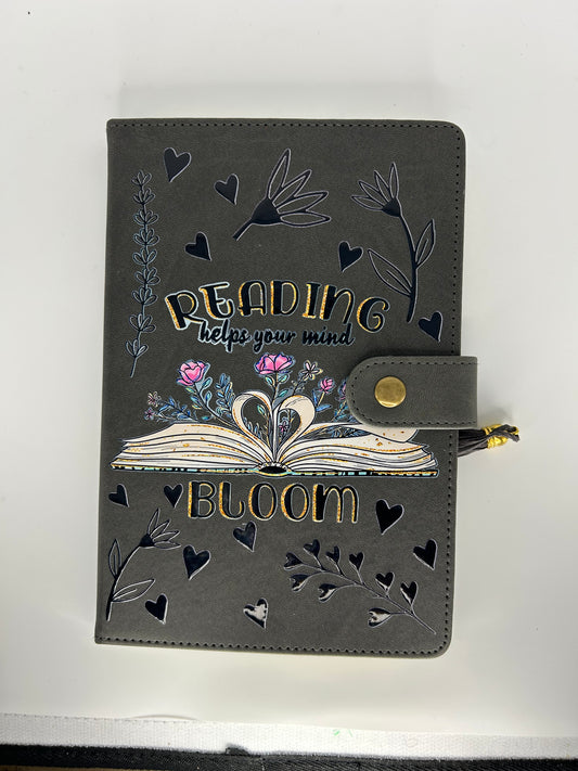 Reading Helps Your Mind Bloom Journal
